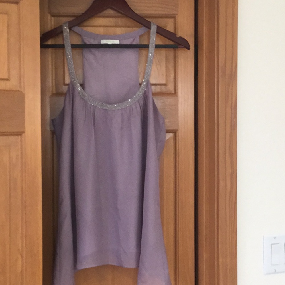 Lilac Matty M silk top